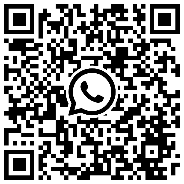 QR code that opens our WhatsApp chat ready for your code